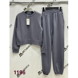 Костюм спортивний жіночий теплий 1196 grey р.S-L "Met&March" недорого оптом від прямого постачальника
