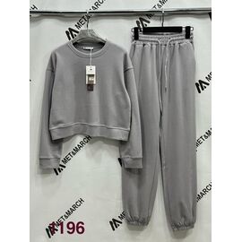 Костюм спортивний жіночий теплий 1196 l.grey р.S-L "Met&March" недорого оптом від прямого постачальника