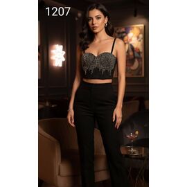 Корсет жіночий 1207 black р.34-38 "Met&March" недорого оптом від прямого постачальника