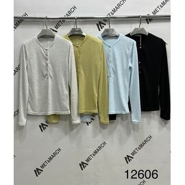 Светр жіночий 12606 grey р.S-L "Met&March" недорого оптом від прямого постачальника
