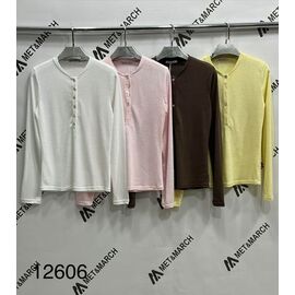 Светр жіночий 12606 yellow р.S-L "Met&March" недорого оптом від прямого постачальника