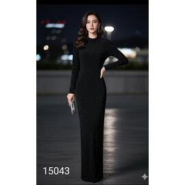 Сукня жіноча 15043 black р.one size "Met&March" недорого оптом від прямого постачальника