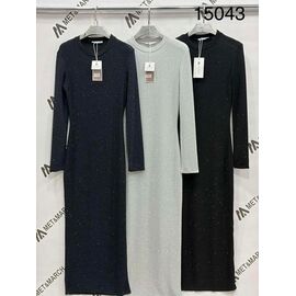 Сукня жіноча 15043 l.grey р.one size "Met&March" недорого оптом від прямого постачальника