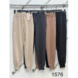 Штани спортивні жіночі 1576 l.beige р.S-L "Met&March" недорого оптом від прямого постачальника