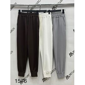 Штани спортивні жіночі 1576 white р.S-L "Met&March" недорого оптом від прямого постачальника