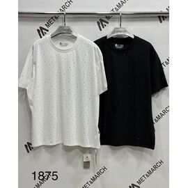 футболка жіноча 1875 black р.one size "Met&March" недорого оптом від прямого постачальника