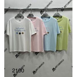 футболка жіноча 2100 white р.one size "Met&March" недорого оптом від прямого постачальника