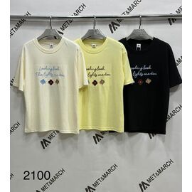 футболка жіноча 2100 yellow р.one size "Met&March" недорого оптом від прямого постачальника