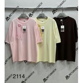 футболка жіноча 2114 brown р.one size "Met&March" недорого оптом від прямого постачальника