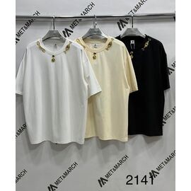 футболка жіноча 2141 yellow р.one size "Met&March" недорого оптом від прямого постачальника