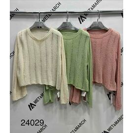 Светр жіночий 24029 l.beige р.S-M "Met&March" недорого оптом від прямого постачальника