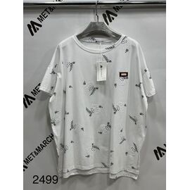 футболка жіноча 2499 white р.one size "Met&March" недорого оптом від прямого постачальника