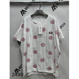 футболка жіноча 2499-11 white р.one size "Met&March" недорого оптом від прямого постачальника