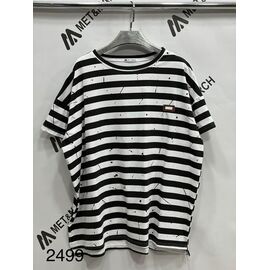 футболка жіноча 2499-3 white р.one size "Met&March" недорого оптом від прямого постачальника