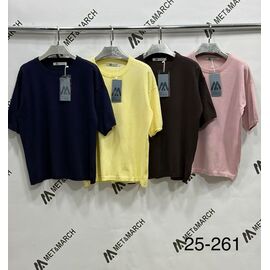 футболка жіноча 25-261 brown р.one size "Met&March" недорого оптом від прямого постачальника