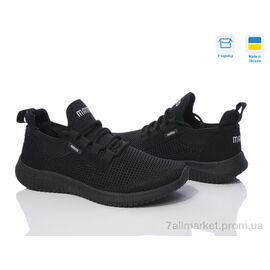 Фотография Кроссовки мужские модные Лето 5022 чорний (6 пар р.37-41) "Paolla" недорого оптом от прямого поставщика