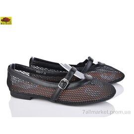 Фотография Балетки женские удобные Лето W300-7 (8 пар р.36-41) "Mei De Li" недорого оптом от прямого поставщика