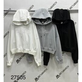 Батник жіночий 27505 black р.S-L "Met&March" недорого оптом від прямого постачальника