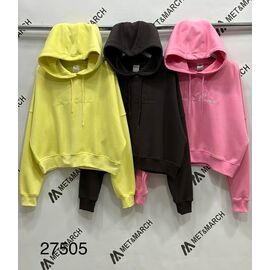 Батник жіночий 27505 brown р.S-L "Met&March" недорого оптом від прямого постачальника