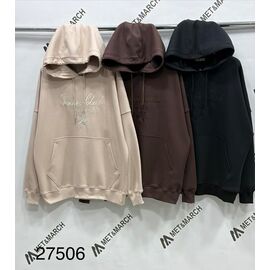 Худі жіноче 27506 beige р.S-L "Met&March" недорого оптом від прямого постачальника