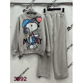 Костюм спортивний жіночий теплий 3692 l.grey р.S-L "Met&March" недорого оптом від прямого постачальника