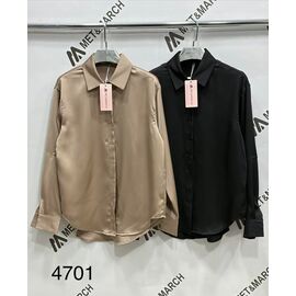 Сорочка жіноча 4701 black р.S-L "Met&March" недорого оптом від прямого постачальника
