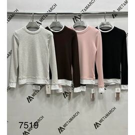 Светр жіночий 519 brown р.XS-L "Met&March" недорого оптом від прямого постачальника