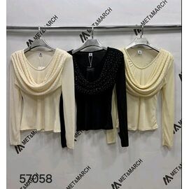 Светр жіночий 57058 black р.one size "Met&March" недорого оптом від прямого постачальника