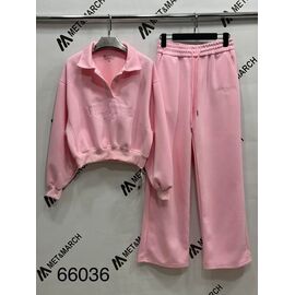 Костюм спортивний жіночий теплий 66036 pink р.S-L "Met&March" недорого оптом від прямого постачальника