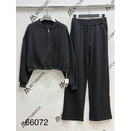 Костюм спортивний жіночий теплий 66072 black р.S-L "Met&March" недорого оптом від прямого постачальника