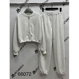 Костюм спортивний жіночий теплий 66072 l.grey р.S-L "Met&March" недорого оптом від прямого постачальника