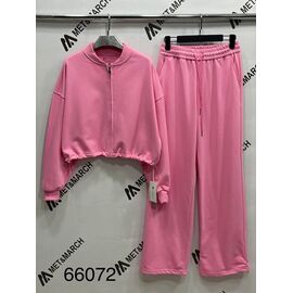 Костюм спортивний жіночий теплий 66072 pink р.S-L "Met&March" недорого оптом від прямого постачальника