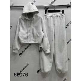 Костюм спортивний жіночий теплий 66076 grey р.S-L "Met&March" недорого оптом від прямого постачальника