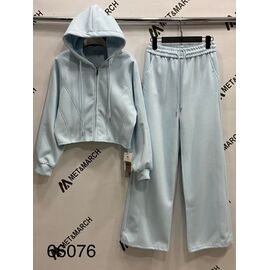 Костюм спортивний жіночий теплий 66076 l.blue р.S-L "Met&March" недорого оптом від прямого постачальника