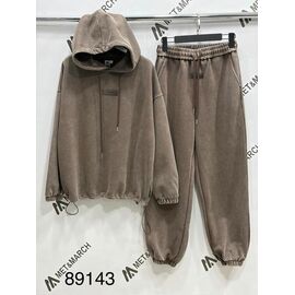 Костюм спортивний жіночий теплий 89143 brown р.S-L "Met&March" недорого оптом від прямого постачальника