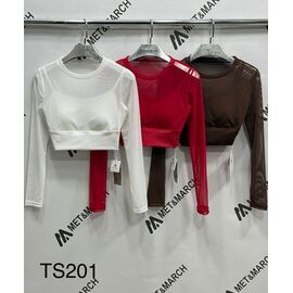 Топ жіночий TS201 brown р.one size "Met&March" недорого оптом від прямого постачальника