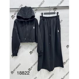 Костюм спортивний жіночий теплий 18822 black р.one size "Met&March" недорого оптом від прямого постачальника
