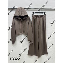 Костюм спортивний жіночий теплий 18822 brown р.one size "Met&March" недорого оптом від прямого постачальника