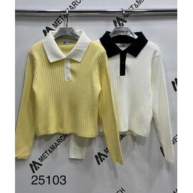 Светр жіночий 25103 white р.one size "Met&March" недорого оптом від прямого постачальника