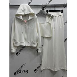 Костюм спортивний жіночий теплий 3036 white р.S-L "Met&March" недорого оптом від прямого постачальника