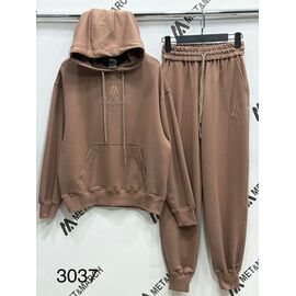 Костюм спортивний жіночий теплий 3037 brown р.S-L "Met&March" недорого оптом від прямого постачальника