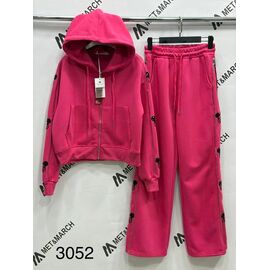 Костюм спортивний жіночий теплий 3052 d.pink р.S-L "Met&March" недорого оптом від прямого постачальника