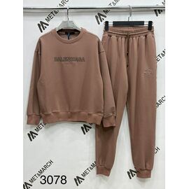 Костюм спортивний жіночий теплий 3078 brown р.XS-L "Met&March" недорого оптом від прямого постачальника