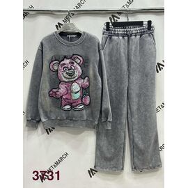 Костюм спортивний жіночий теплий 3731 grey р.S-L "Met&March" недорого оптом від прямого постачальника