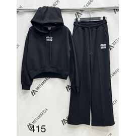 Костюм спортивний жіночий теплий 415 black р.S-L "Met&March" недорого оптом від прямого постачальника