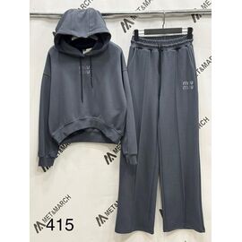 Костюм спортивний жіночий теплий 415 d.grey р.S-L "Met&March" недорого оптом від прямого постачальника