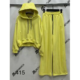 Костюм спортивний жіночий теплий 415 yellow р.S-L "Met&March" недорого оптом від прямого постачальника