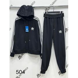 Костюм спортивний жіночий теплий 504 black р.S-L "Met&March" недорого оптом від прямого постачальника