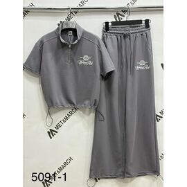 Костюм спортивний жіночий теплий 5091-1 grey р.S-XL "Met&March" недорого оптом від прямого постачальника