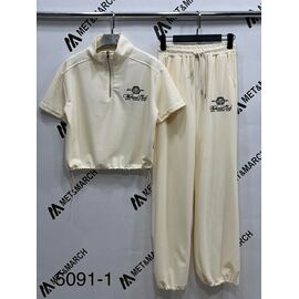 Костюм спортивний жіночий теплий 5091-1 l.beige р.S-XL "Met&March" недорого оптом від прямого постачальника